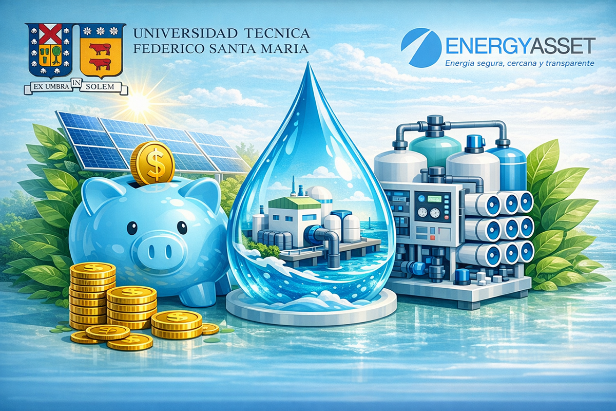 <p>Alianza entre la academia y la industria con impacto positivo para Chile: ENERGYASSET y la U. Técnica Federico Santa María desarrollarán plantas desaladoras desde Arica hasta la Región Metropolitana</p>