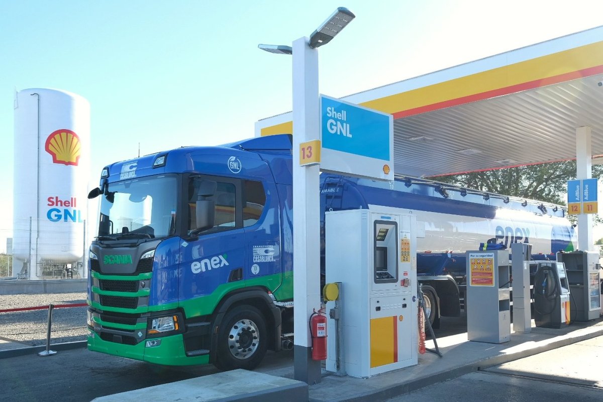 <p>Primera en Latinoamérica: Enex inaugura en Chillán estación de servicio GNL de Shell para transporte de carga</p>