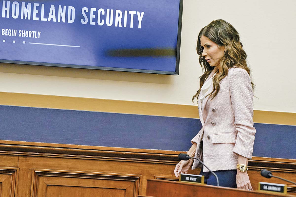 <p>El despido de Noem marca la primera gran reorganización del gabinete del presidente desde que asumió el cargo en enero del año pasado. Foto: Reuters</p>