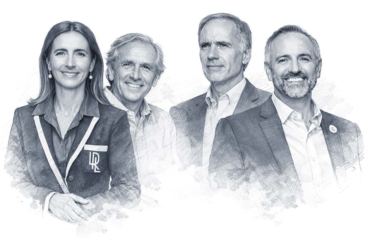 <p>Carolina Schmidt. Fernando de Peña. Enrique Ostalé. Andrés Roccatagliata. IMAGEN GENERADA CON IA</p>