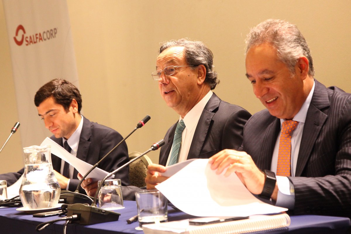 <p>Andrés Navarro, presidente de SalfaCorp, apuntó a la "consolidación de una estrategia construida con visión de largo plazo".</p>