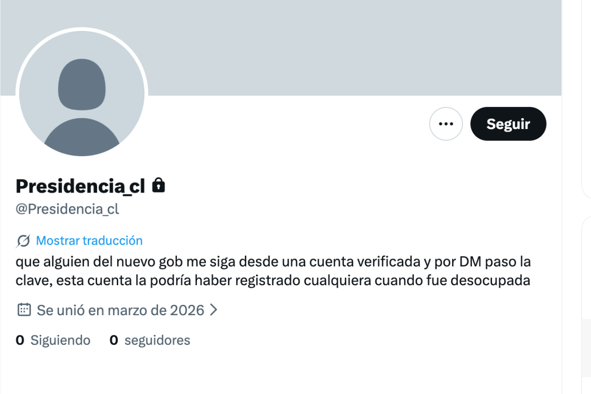 <p>Anónimo se apropió del nombre de la cuenta de Presidencia en X</p>