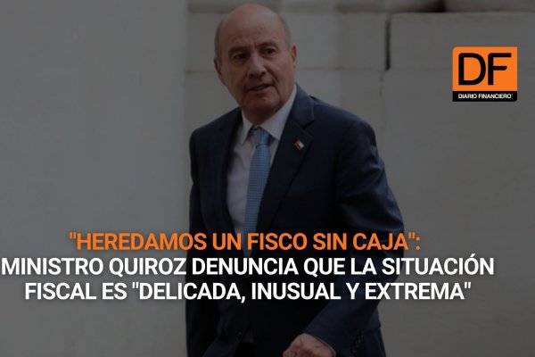 <p>Ahora en DF | "Heredamos un fisco sin caja": Ministro Quiroz denuncia que la situación fiscal es "delicada, inusual y extrema"</p>