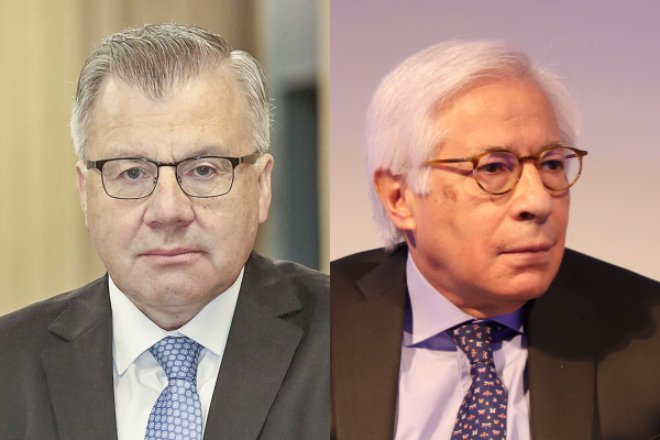 <p>Osvaldo Macías y su sucesor, Joaquín Cortez.</p>