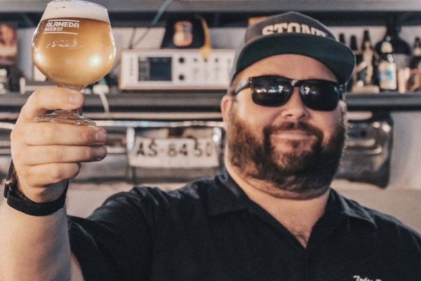 <p>La despedida del mundo cervecero a Ben Wood</p>