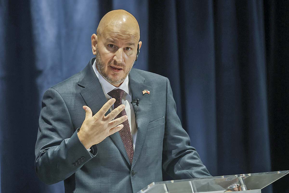 <p>Brandon Judd, embajador de Estados Unidos en Chile. Foto: Aton.</p>