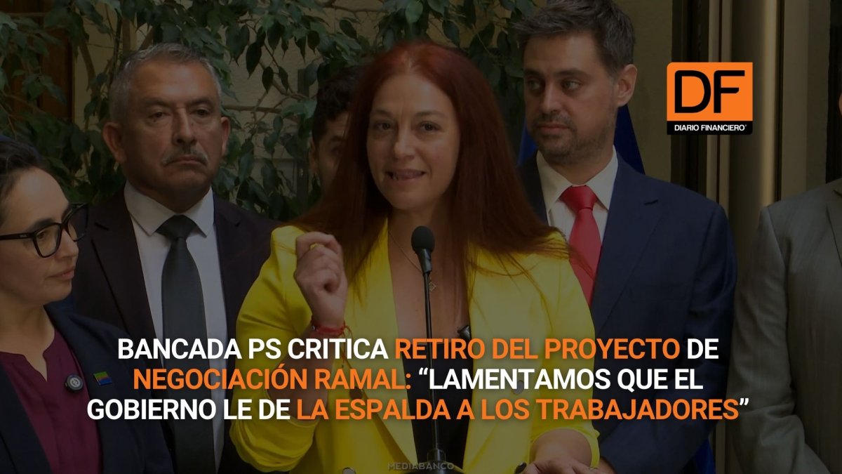 <p>Ahora en DF | Bancada PS critica retiro del proyecto de negociación ramal: “Lamentamos que el Gobierno le dé la espalda a los trabajadores”</p>