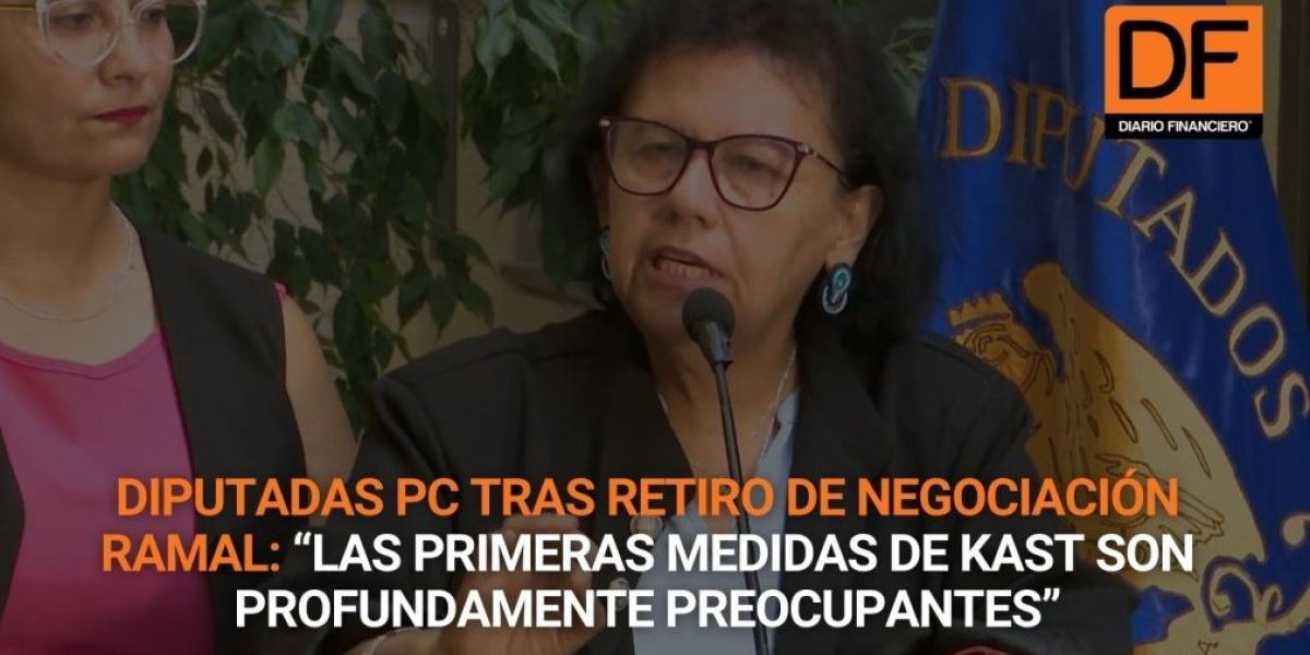 <p>Ahora en DF | Diputadas PC tras retiro de negociación ramal: “Las primeras medidas de Kast son profundamente preocupantes”</p>