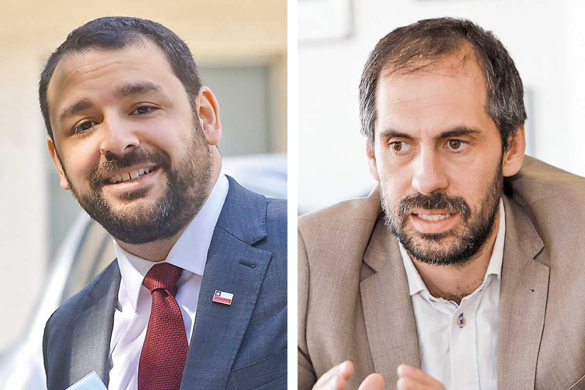 <p>Juan Pablo Rodríguez, subsecretario de Hacienda. Nicolás Grau, exministro de Hacienda. Fotos: Julio Castro y Aton</p>