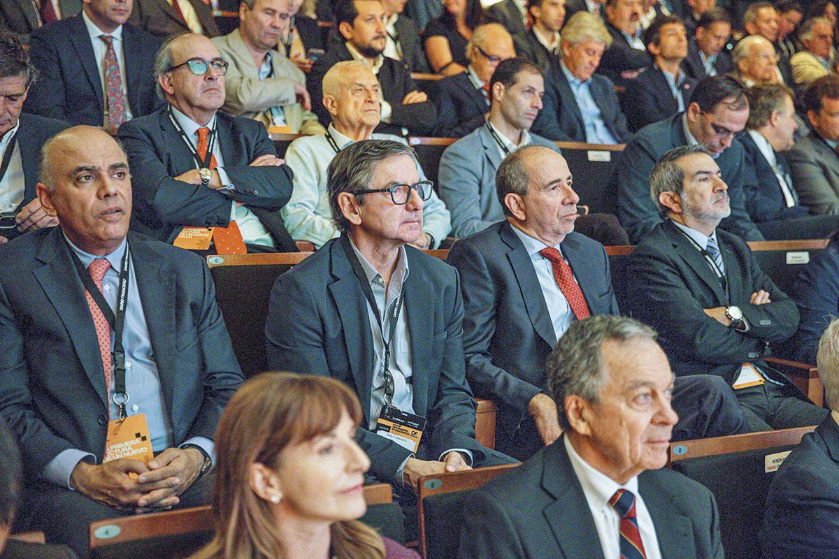 <p>Gonzalo Said, Pablo Granifo y Francisco Murillo participaron del evento, donde asistieron más de un centenar de empresarios, directores de empresas y altos ejecutivos de distintas industrias. Fotos: Jonathan Duran</p>