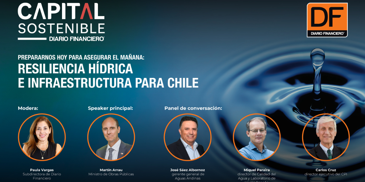 <p>DF Live | Prepararnos hoy para asegurar el mañana: resiliencia hídrica e infraestructura para Chile</p>