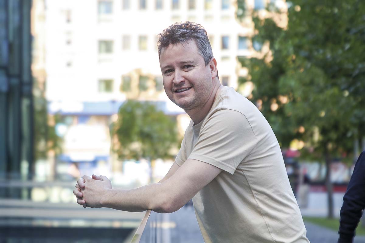 <p>Diego Contreras, CEO y cofundador de Blanco. Foto: Tamara Silva</p>