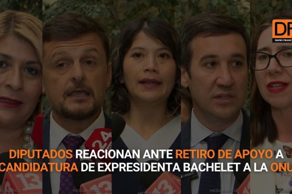 <p>Ahora en DF | Diputados reaccionan ante retiro de apoyo a candidatura de expresidenta Bachelet a la ONU</p>