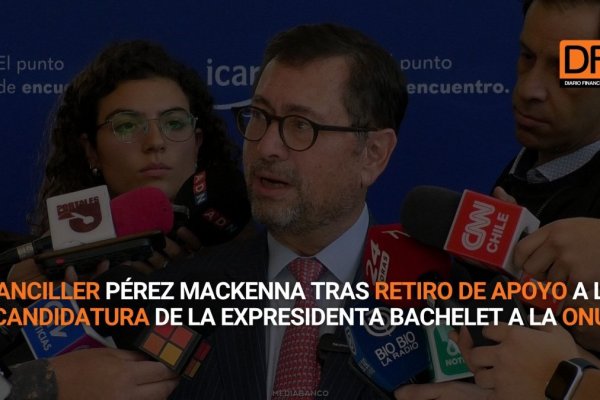 <p>Ahora en DF | Canciller por retiro de apoyo a la candidatura de Bachelet a la ONU: "Tiene que ver con el esfuerzo de apoyar algo que no es viable"</p>