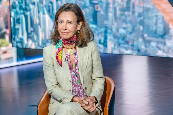 <p>La presidenta del Grupo Santander, Ana Botín.</p>