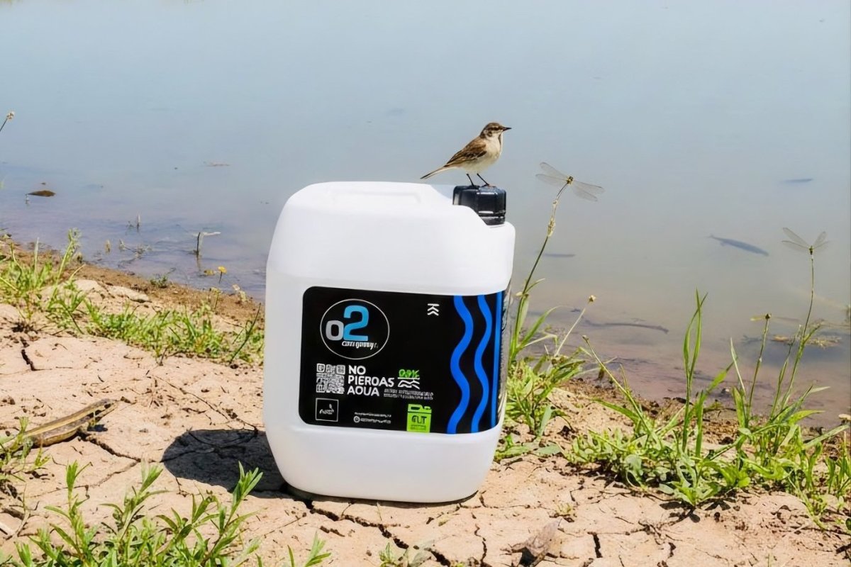 <p>La monocapa líquida en un tranque.</p>