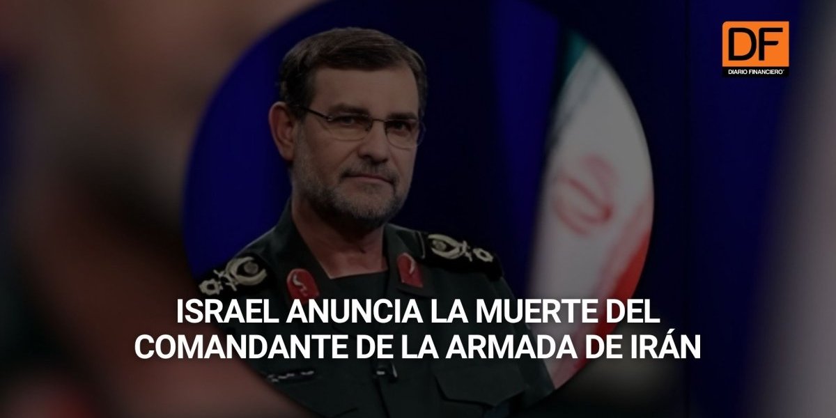 <p>Ahora en DF | Israel anuncia la muerte del comandante de la Armada de Irán</p>