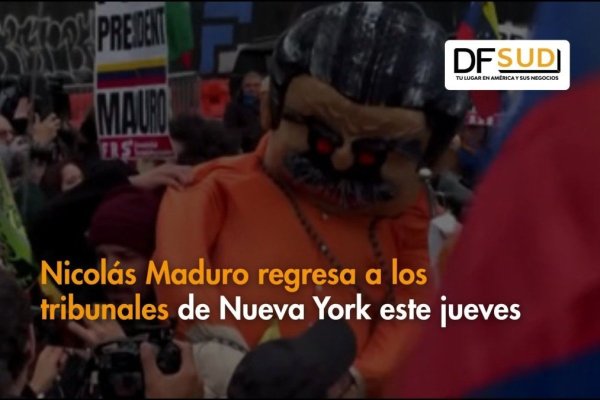 <p>Ahora en DF SUD | Nicolás Maduro regresa a los tribunales de Nueva York este jueves</p>