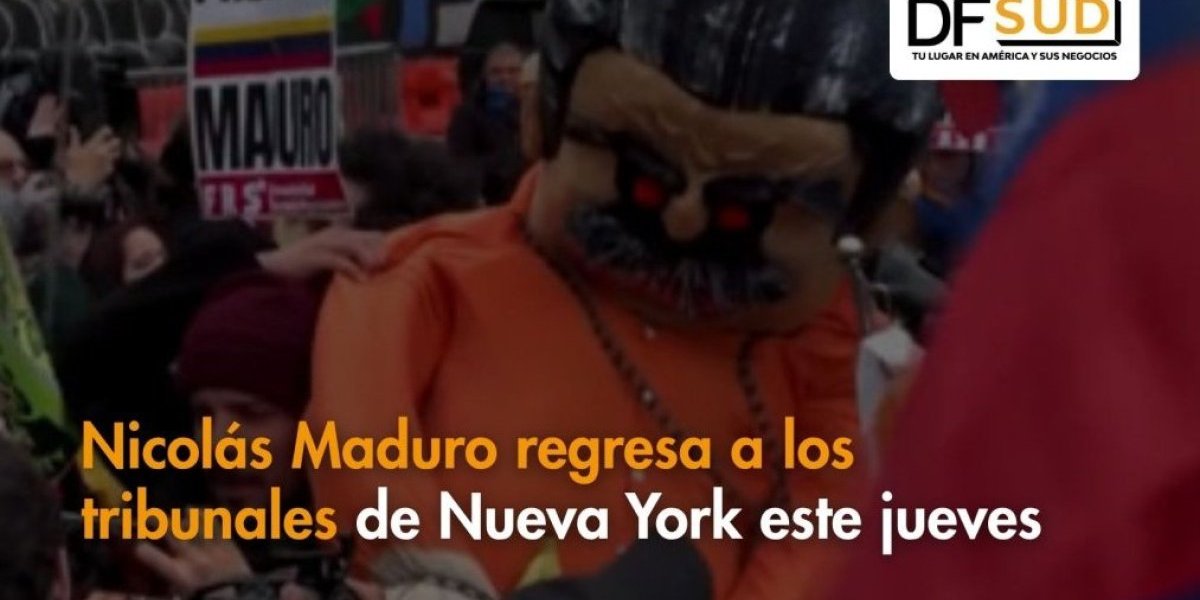 <p>Ahora en DF SUD | Nicolás Maduro regresa a los tribunales de Nueva York este jueves</p>