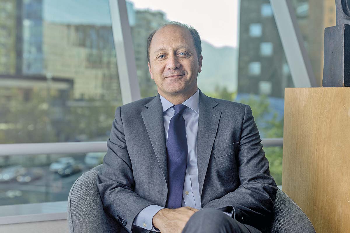 <p>Ricardo Riesco, presidente del CAM Santiago.</p>