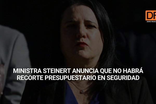 <p>Ahora en DF | Ministra Steinert anuncia que no habrá recorte presupuestario en seguridad</p>