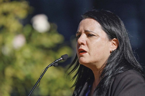 <p>Trinidad Steinert ministra de Seguridad Pública. Crédito: Aton.</p>