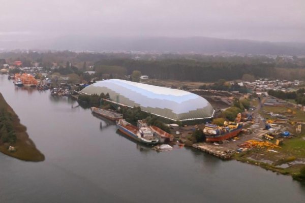 <p>Portuaria Corral, en Valdivia, fortalece cadena logística de astillas de madera con el domo industrial más grande de América</p>