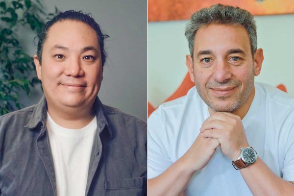 San Feng CEO de Haulmer. Roberto Camhi cofundador de Apanio