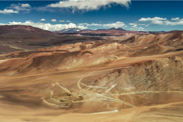 <p>Lobo Marte estará ubicado en la Región de Atacama, a una altitud aproximada de 4.200 metros sobre el nivel del mar. (Foto: Kinross)</p>