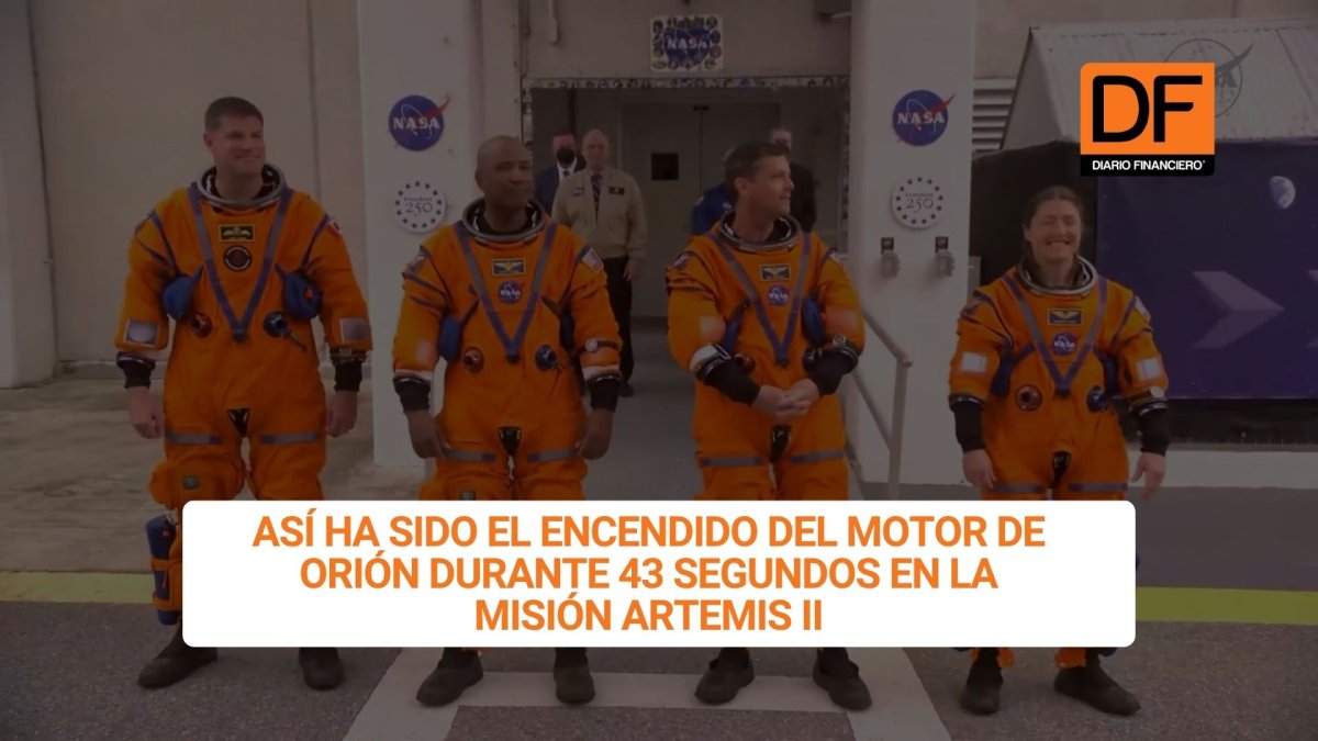 Ahora en DF | Misión Artemis II: así fue el encendido del motor de Orión durante 43 segundos