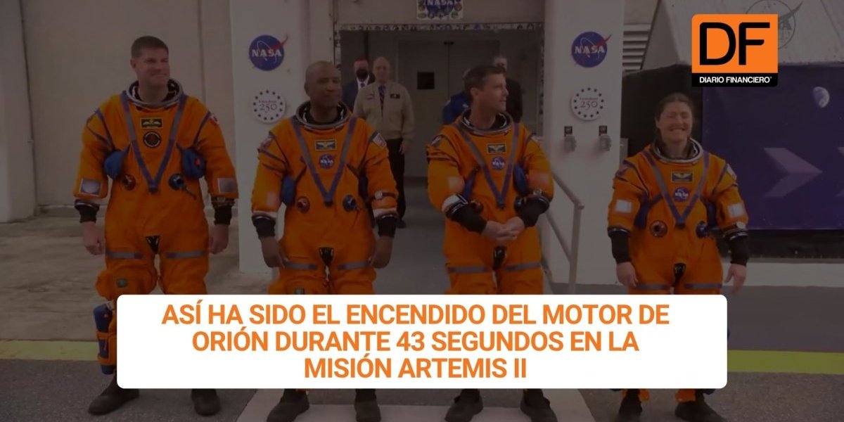 <p>Ahora en DF | Misión Artemis II: así fue el encendido del motor de Orión durante 43 segundos</p>