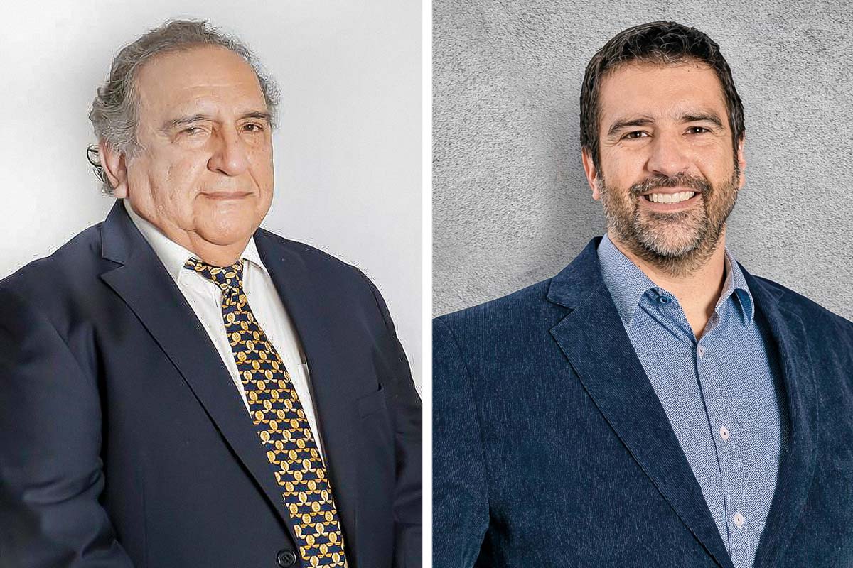 <p>Juan Rayo Prieto, fundador y presidente del directorio de Grupo JRI. Juan David Rayo Calderón, gerente de desarrollo de negocios de Grupo JRI.</p>