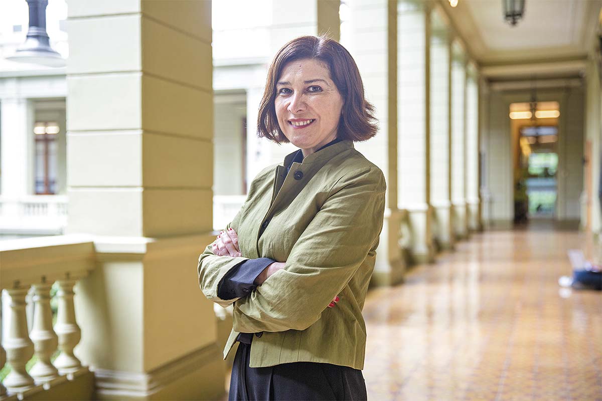 <p>La presidenta de la Comisión para el Mercado Financiero, Catherine Tornel. Foto: Jonathan Duran</p>