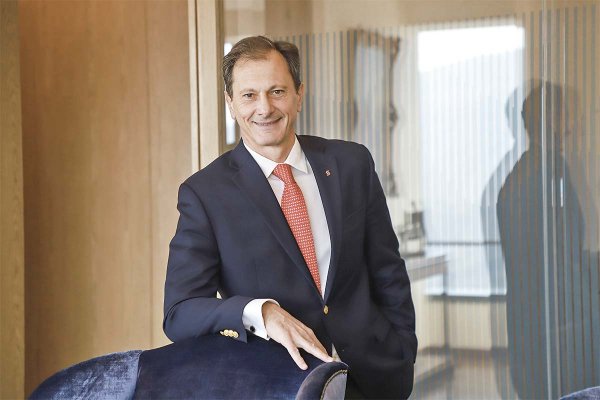 <p>El country head de Scotiabank Chile, Diego Masola. Foto: Julio Castro.</p>