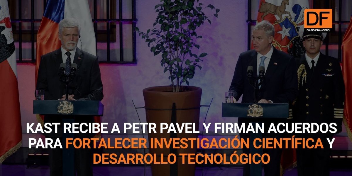 <p>Ahora en DF | Kast recibe al presidente de República Checa y firman acuerdos para fortalecer investigación científica</p>