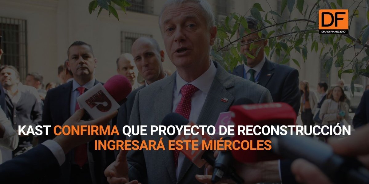 <p>Ahora en DF | Kast confirma que proyecto de reconstrucción ingresará este miércoles</p>