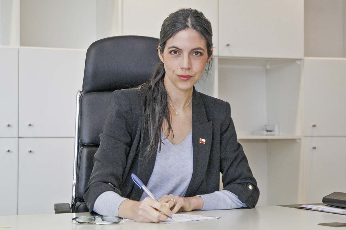 <p>Ministra de Medio Ambiente, Francisca Toledo. Foto: Tamara Silva</p>