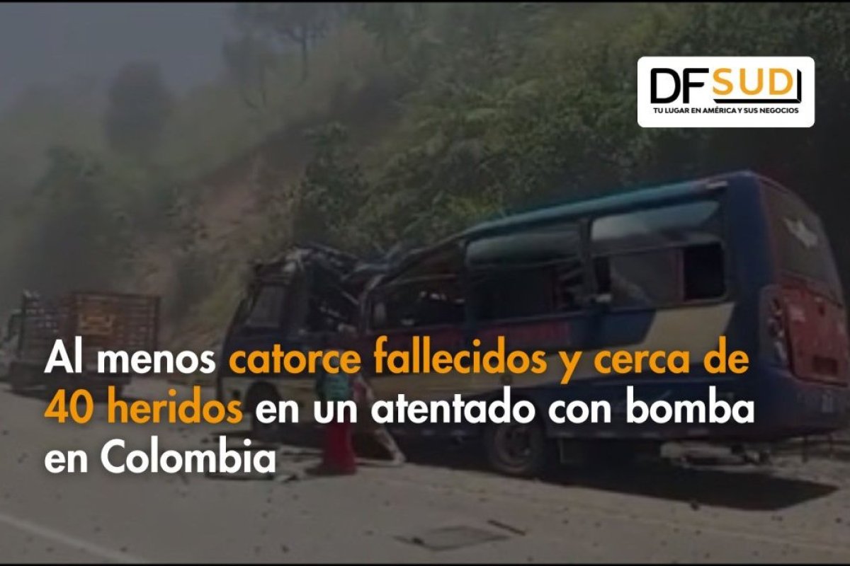 <p>Ahora en DF SUD | Al menos catorce fallecidos y cerca de 40 heridos en un atentado en Colombia</p>