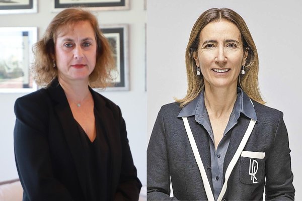 <p>Joanna Davidovich y Carolina Schmidt.</p>