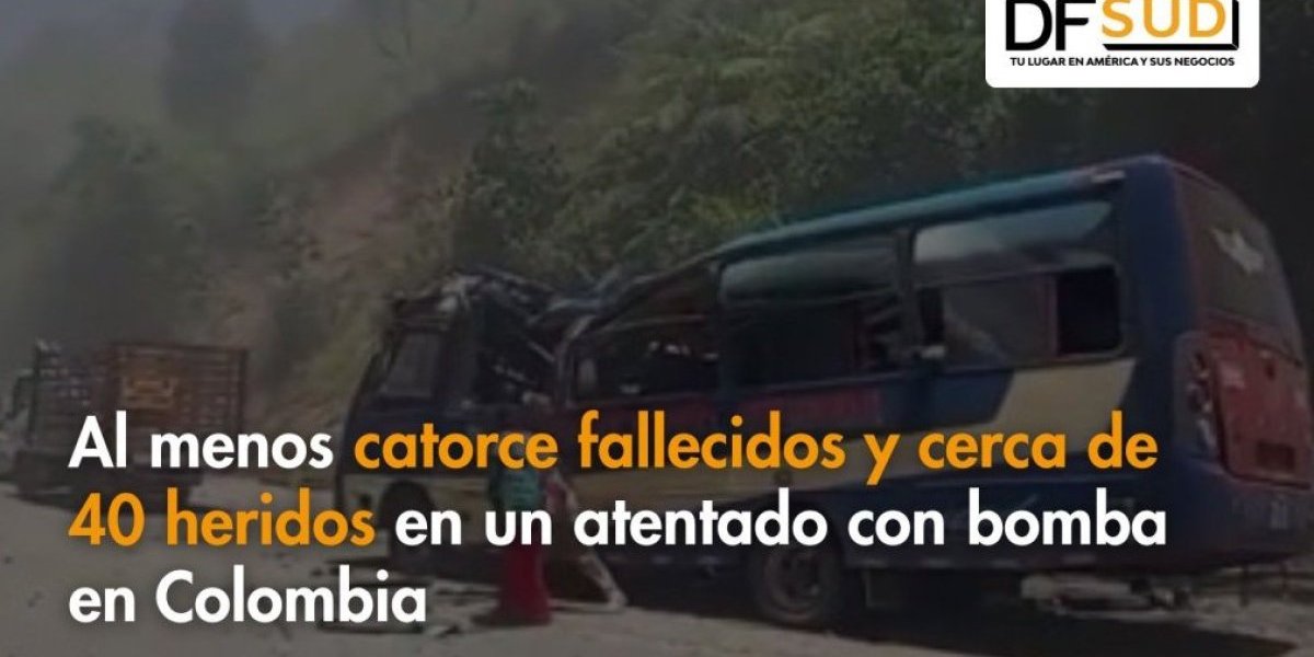 <p>Ahora en DF SUD | Al menos 14 fallecidos y cerca de 40 heridos en un atentado en Colombia</p>