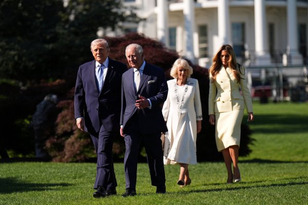 <p>Trump recibe a Carlos III en su primera visita a EEUU como rey</p>