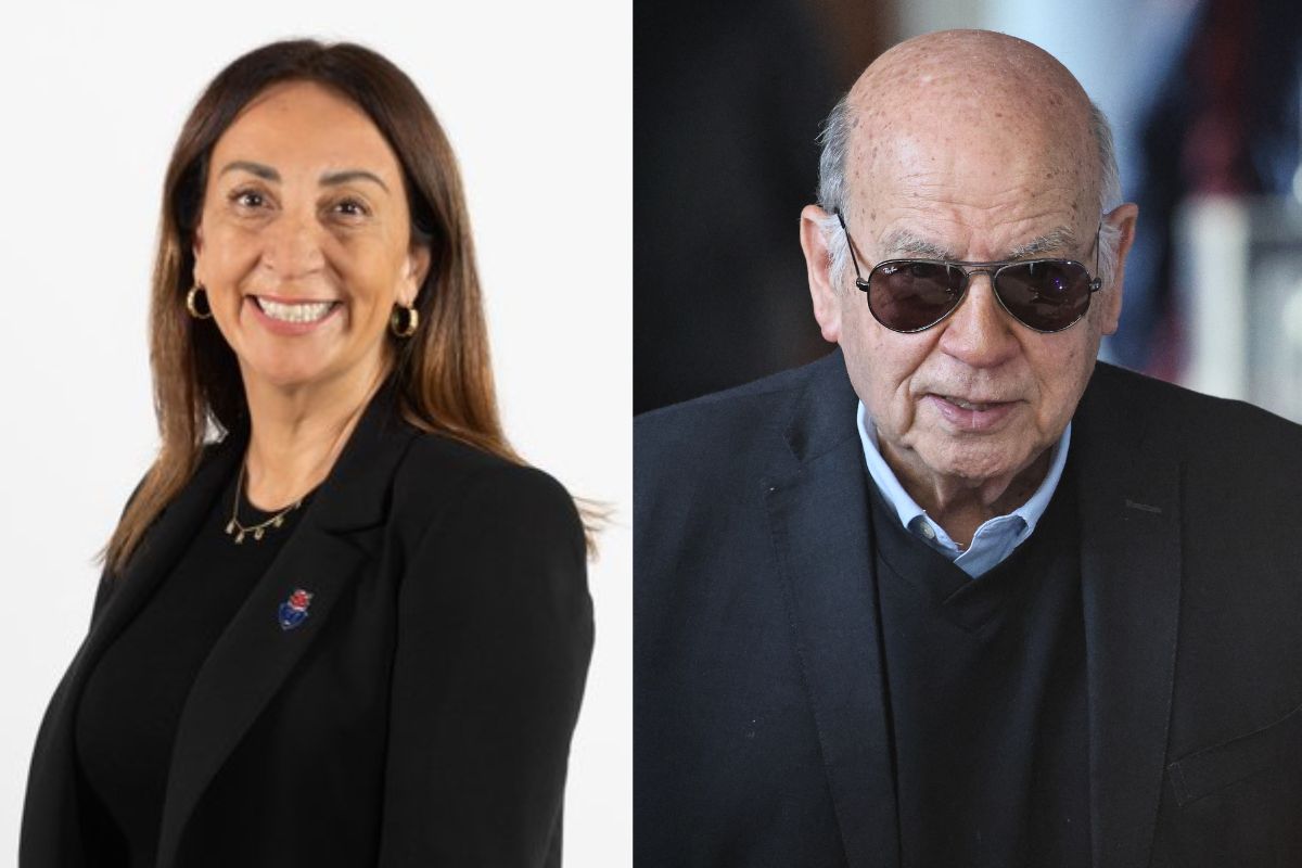 <p>Cecilia Pérez, la nueva presidenta de Azul Azul y José Miguel Insulza, nuevo miembro del directorio. Foto: Comunicaciones Universidad de Chile y Aton</p>