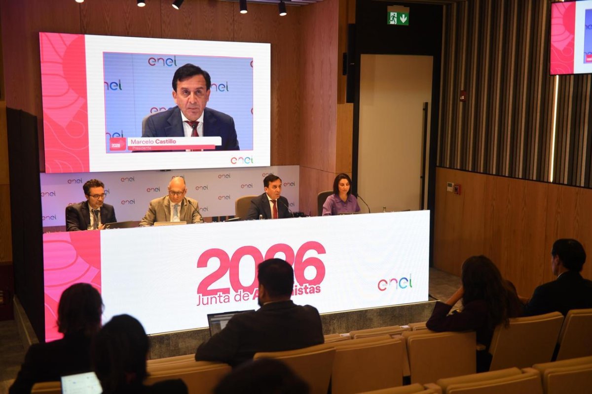 <p>La junta de accionistas de Enel Chile estuvo presidida por Marcelo Castillo. </p>