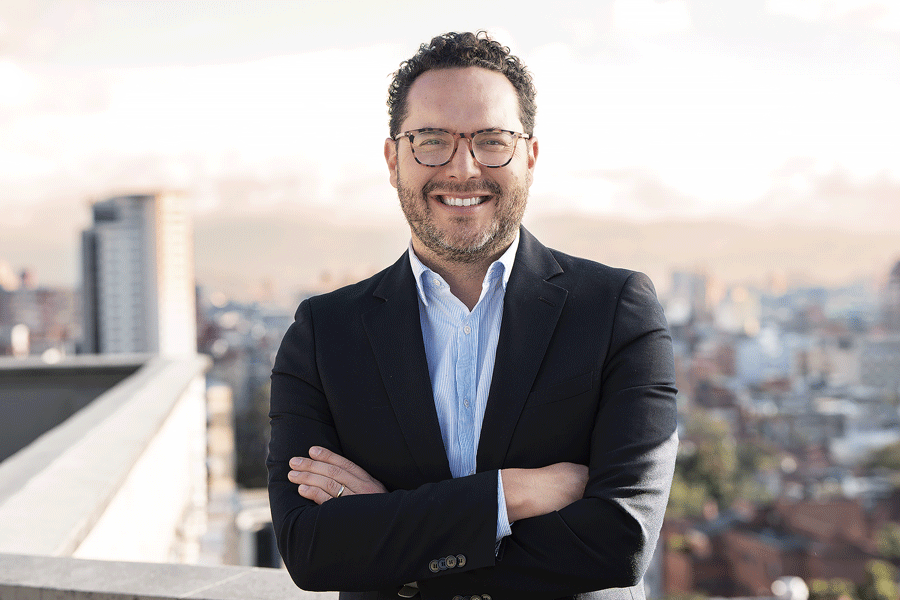 <p>El presidente de Asofondos, Andrés Velasco.</p>