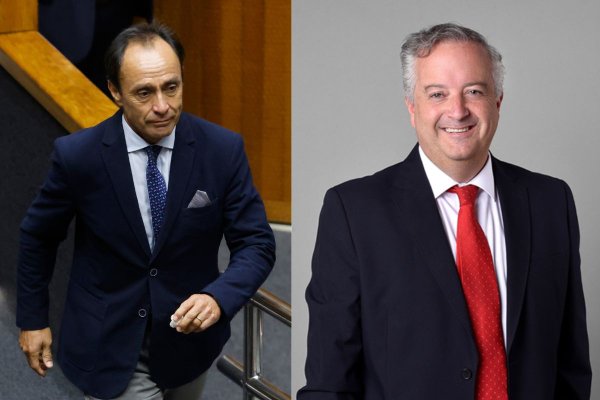 <p>Jaime Pizarro y Nicolás Monckeberg. Foto: Aton </p>