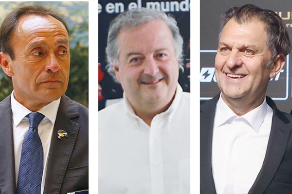 <p>Jaime Pizarro, Nicolás Monckeberg y Aníbal Mosa. Fotos: Julio Castro y Aton</p>