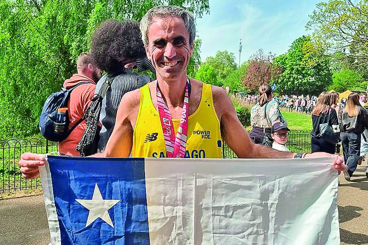<p>CEO de Adagio Teas fue el chileno y sudamericano con mejor marca en la maratón de Londres</p>