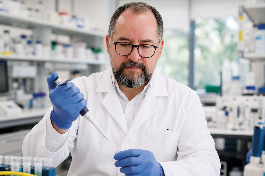<p>David Bravo, CEO y cofundador de Pannex Therapeutics (foto asistida con IA).</p>