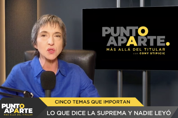 <p>Punto Aparte | Lo que dice la Suprema y el libro que no genera trabajo</p>