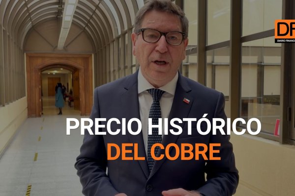 <p>Ahora en DF | Biministro Mas celebra precio histórico del cobre: "Es una buena noticia para la economía chilena"</p>